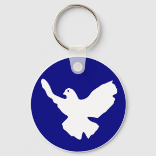 Peace Dove Key Ring