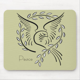 Peace Dove Mouse Mat