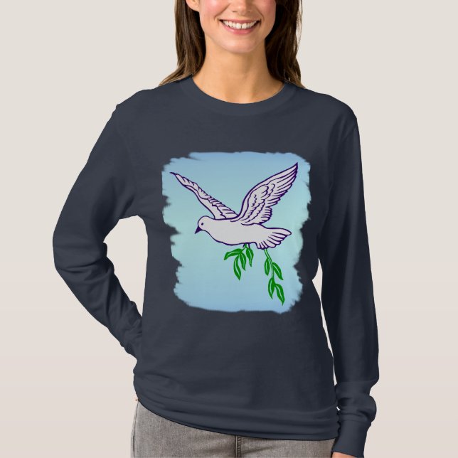 Peace Dove Olive Branch Tee (Front)