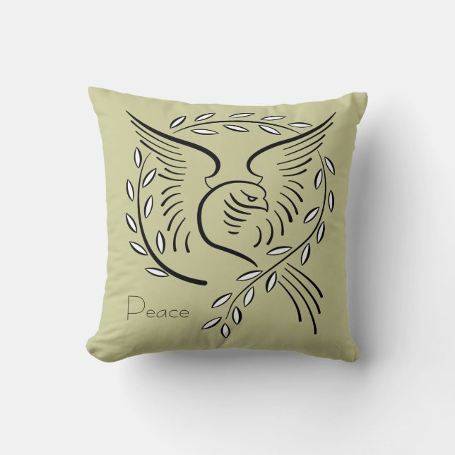 Peace Dove Pillow (Front)
