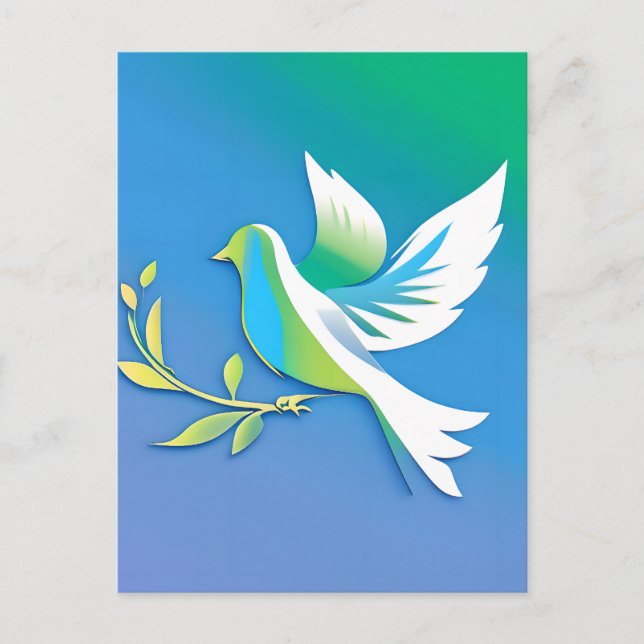 Peace Dove Postcard (Front)