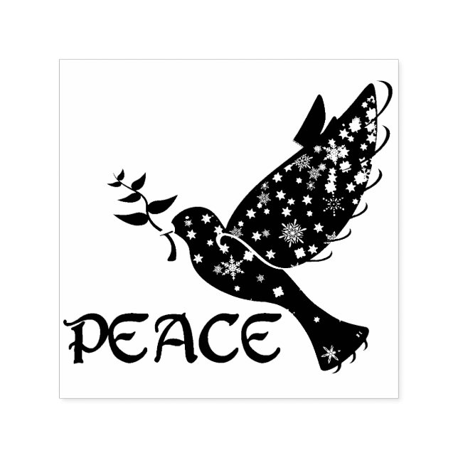 PEACE Dove Self-inking Stamp (Design)
