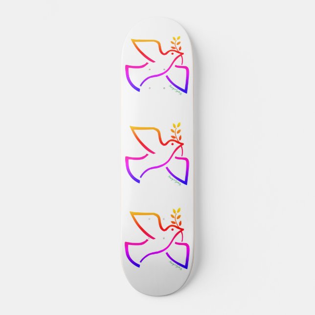 Peace Dove Skateboard (Front)