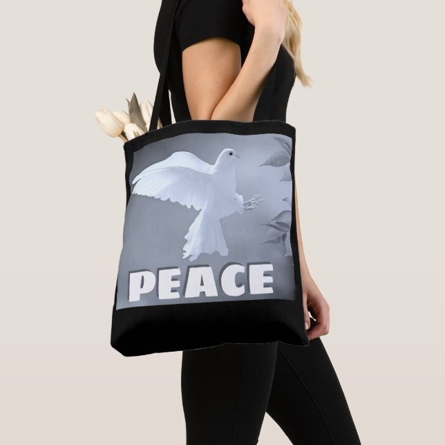 Peace - dove Tote Bag (Close Up)