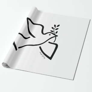 Peace Dove Wrapping Paper
