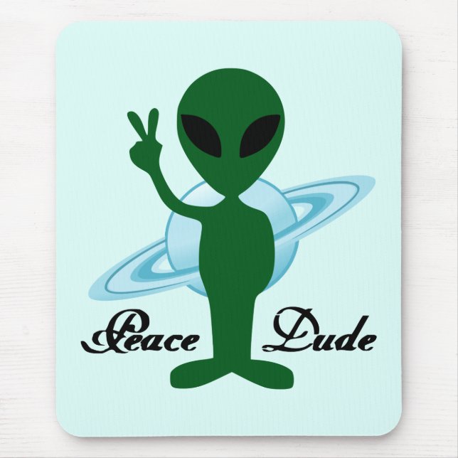 Peace Dude Mouse Mat (Front)