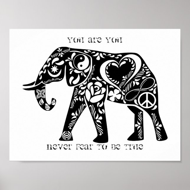 Peace Elephant Poster (Front)