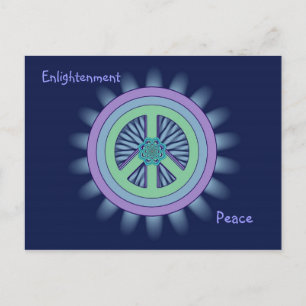 Peace & Enlightenment Lotus Postcard