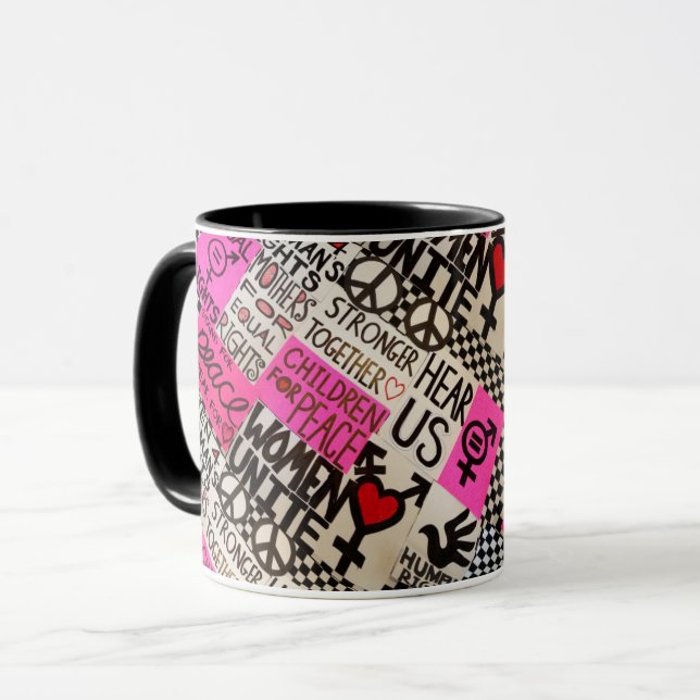 Peace & Equal Rights Mug (Front Left)