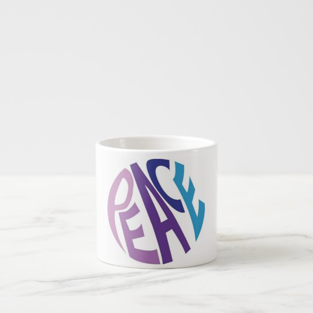 PEACE  ESPRESSO CUP (Front)