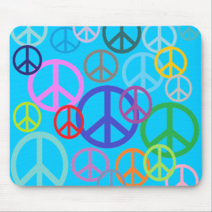 Peace Everywhere Mouse Mat