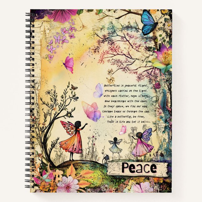 Peace Fairy  Notebook (Front)