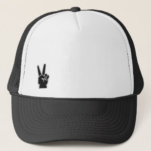 Peace Fingers Trucker Hat