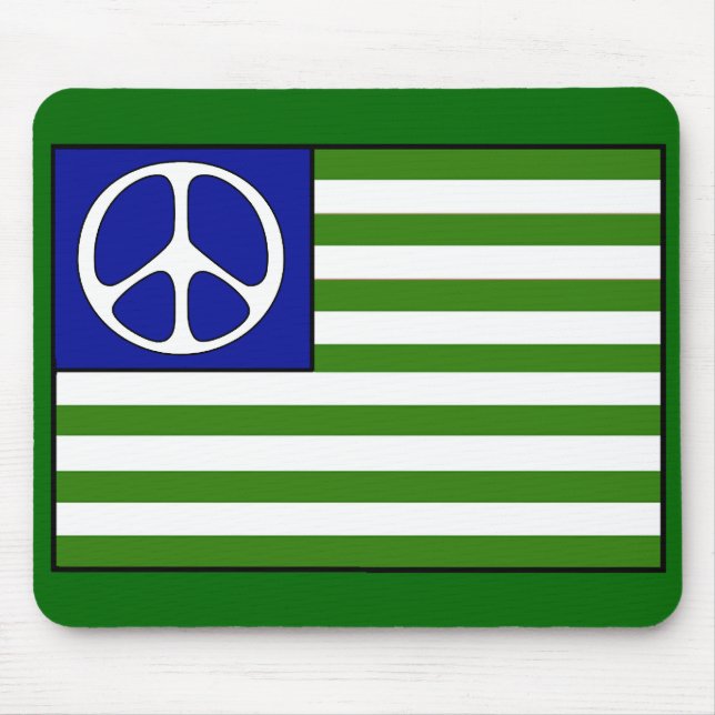 Peace Flag Mouse Mat (Front)
