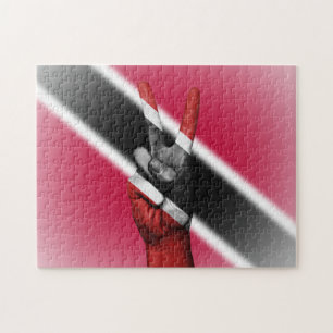 Peace Flag of Trinidad and Tobago. Jigsaw Puzzle