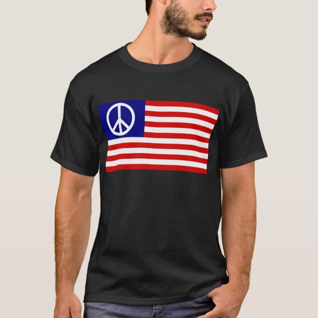 peace flag T-Shirt (Front)