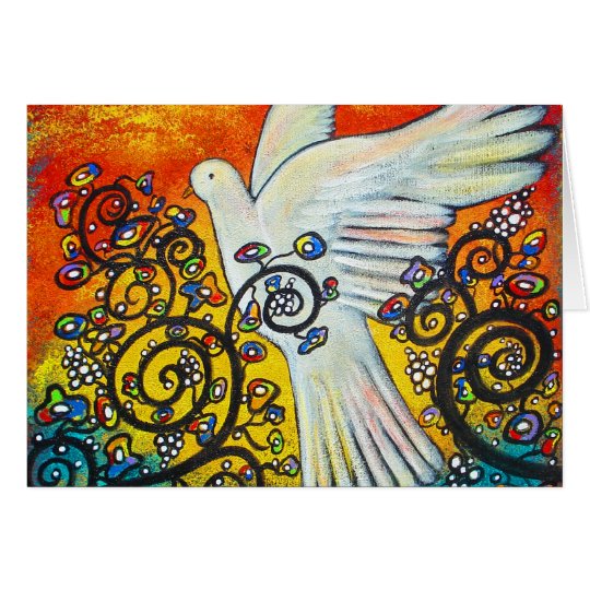 Peace Flew In Christmas Card