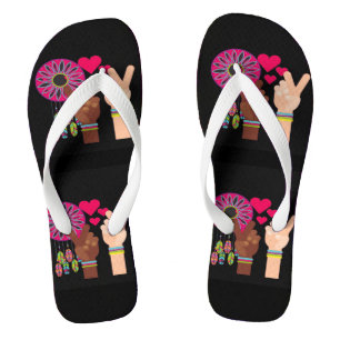Peace Flip Flops