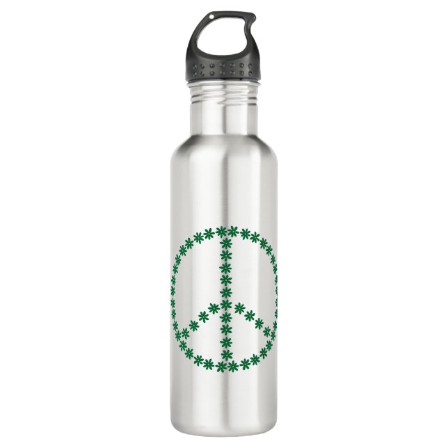 Peace Floral 710 Ml Water Bottle (Front)