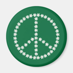 Peace Floral Magnet