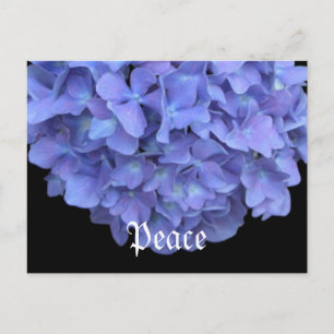 Peace Floral Postcard
