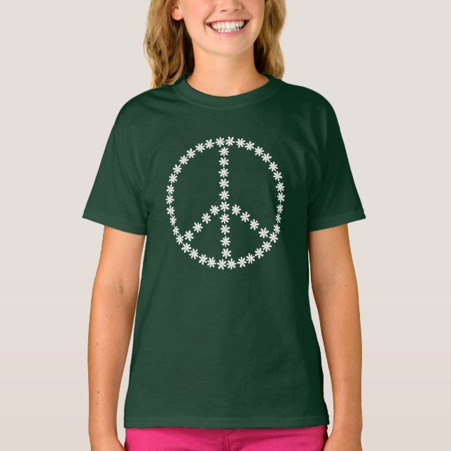 Peace Floral T-Shirt (Front)