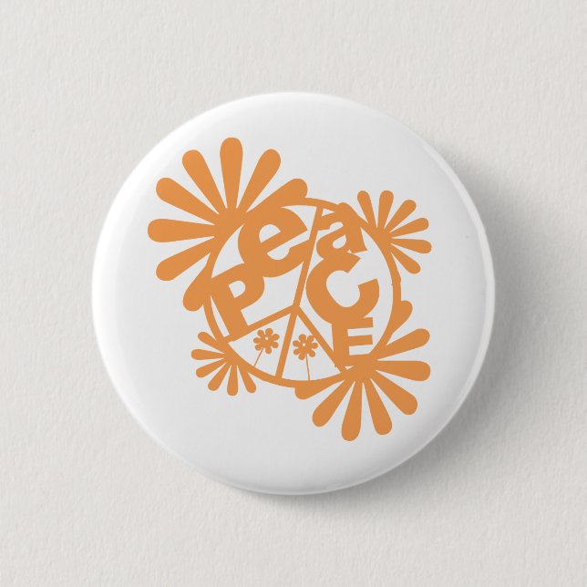 Peace Flower Button (Front)