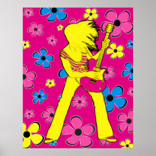 Peace Flower Poster