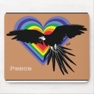 Peace for all Mauspad Mouse Mat