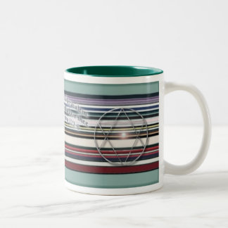 Peace for Israel Two-Tone Coffee Mug