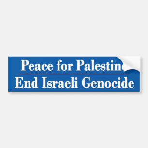 Peace for Palestine Bumper Sticker