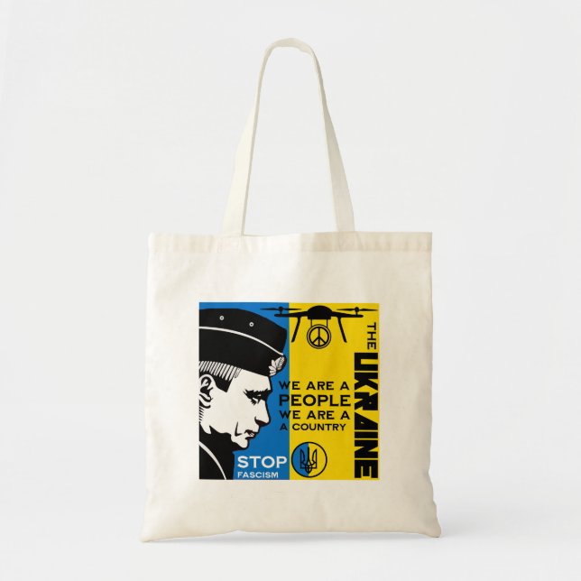 Peace For The Ukraine Tote Bag (Front)