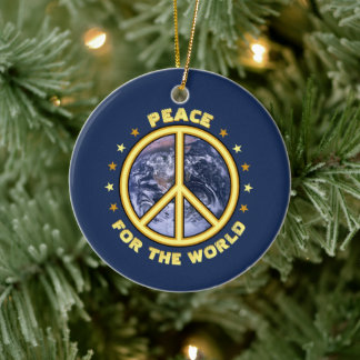 Peace for the World ☮ Ornament