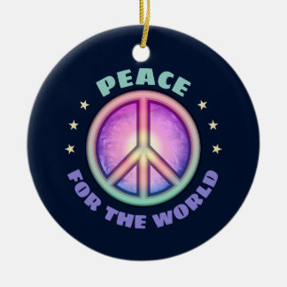 Peace for the World ☮ Ornament