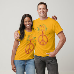Peace For Trees - Flower Power Heart 1 T-Shirt
