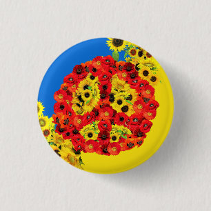 Peace for Ukraine! 3 Cm Round Badge