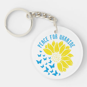 Peace for Ukraine Acrylic Keychain