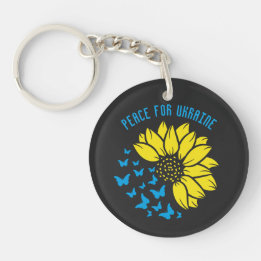 Peace for Ukraine Acrylic Keychain
