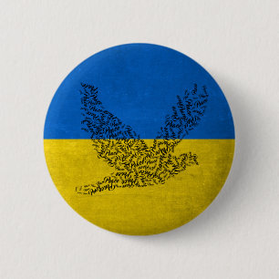 Peace for Ukraine. I stand with Ukraine !!! Button