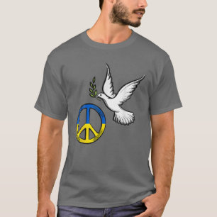 Peace For Ukraine I Stand With Ukraine Ukraine Dov T-Shirt