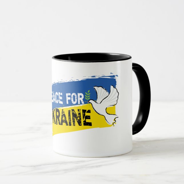 Peace for Ukraine Mug (Front Right)