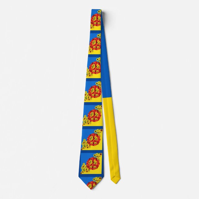 PEACE FOR UKRAINE! NECK TIE (Front)
