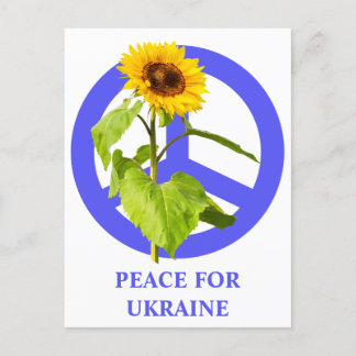 Peace for Ukraine   Postcard