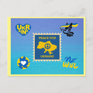 Peace for Ukraine Postcard
