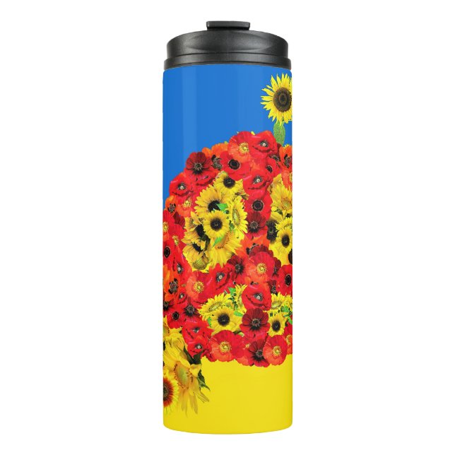 Peace for Ukraine Thermal Tumbler (Front)