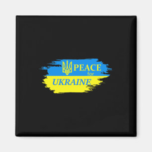 Peace For Ukraine Ukrainian Flag Ukraine Logo 1 Magnet