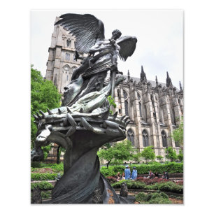 Peace Fountain St. John Divine Church Photo Print