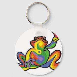 Peace Frog Key Ring