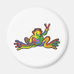 Peace Frog Magnet