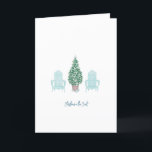 Peace from the Beach Coastal Christmas Card<br><div class="desc">Send some Peace from the Beach this holiday season with this adorable,  coastal Christmas scene!</div>